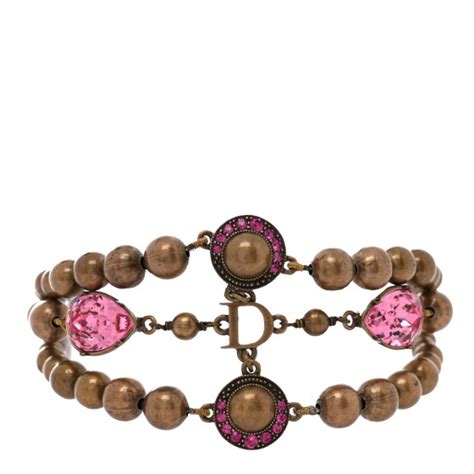 dior beaded bracelet|christian Dior bracelet for women.